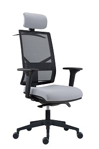 Ergonomická židle Omnia s vysokým síťovaným opěrákem, 150 kg