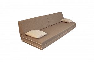 Půlená matrace + opěrák + 2x polštář, 80x200 cm Barva: Beige